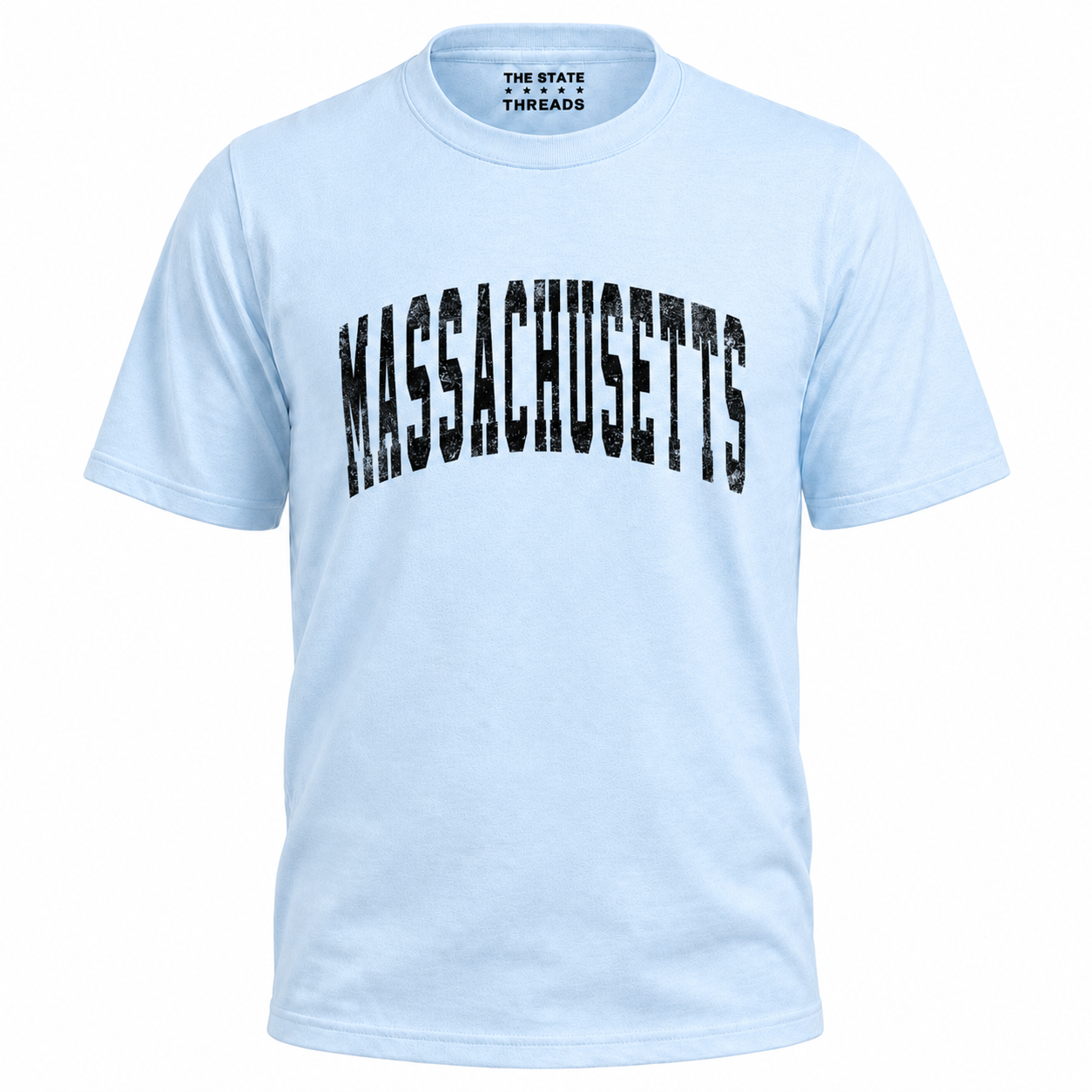Massachusetts Distressed Vintage Block Letters Shirt
