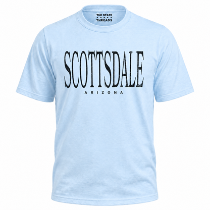 Scottsdale Arizona Retro College Font Shirt