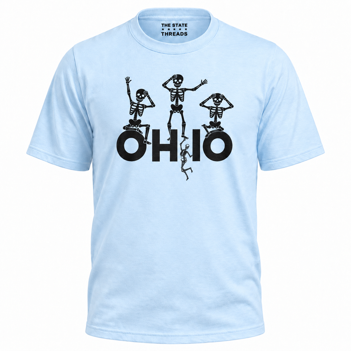 Ohio Dancing Skeleton Spooky Halloween Game Day Shirt
