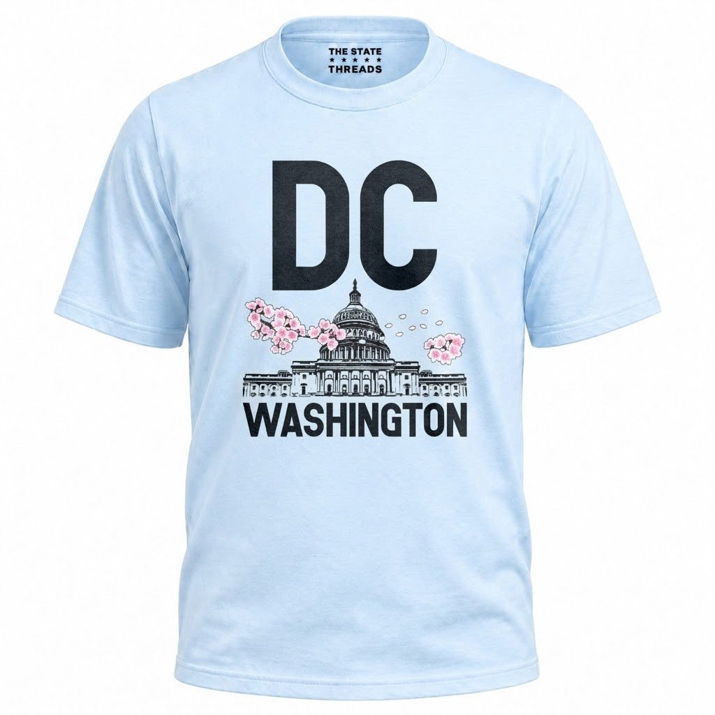 Washington DC Cherry Blossom Capitol Vintage Shirt