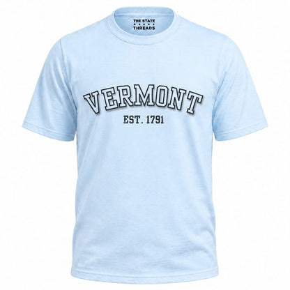 Vermont EST 1791 Varsity Style State Pride Shirt