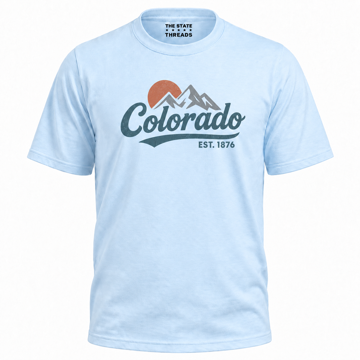 Colorado Rocky Mountain Retro Sunset Est 1876 Shirt