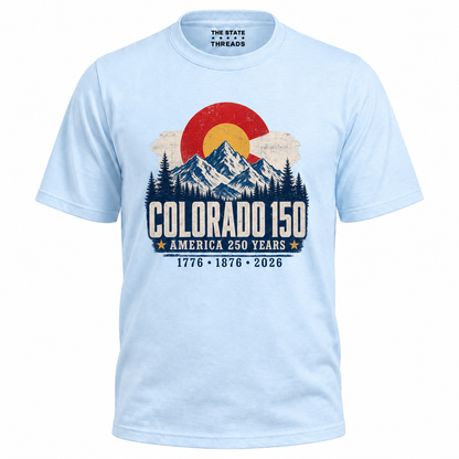 Colorado 150 America 250 Years Mountain Shirt