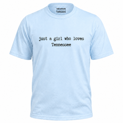 Tennessee Just A Girl Who Loves Minimalist Shirt