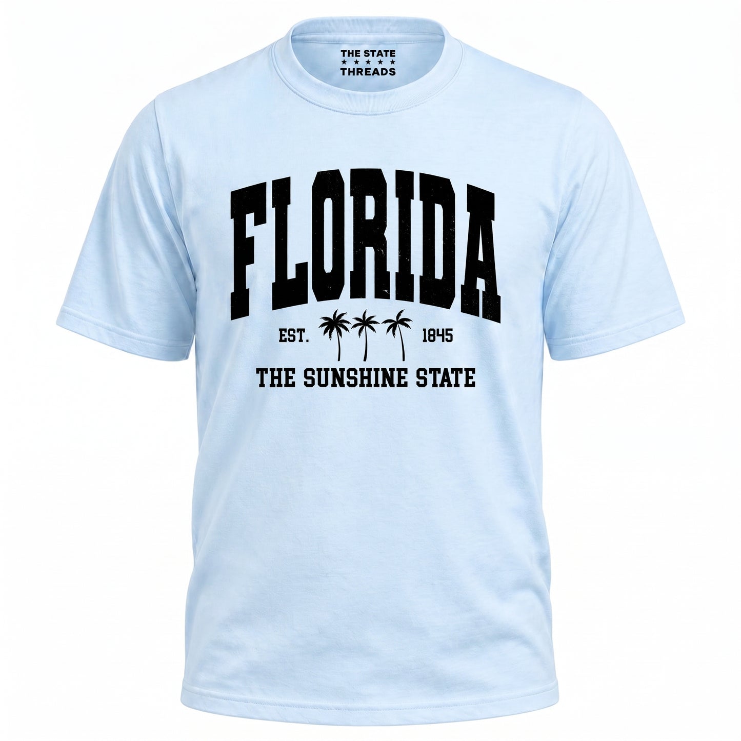 Florida The Sunshine State Vintage Palm Trees Varsity Shirt