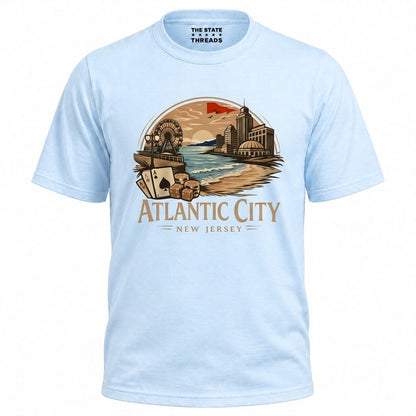 New Jersey Atlantic City Boardwalk Casino Graphic Shirt