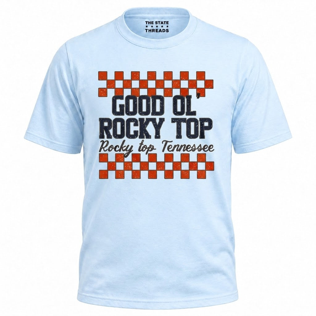 Tennessee Good Ol' Rocky Top Checkerboard Shirt