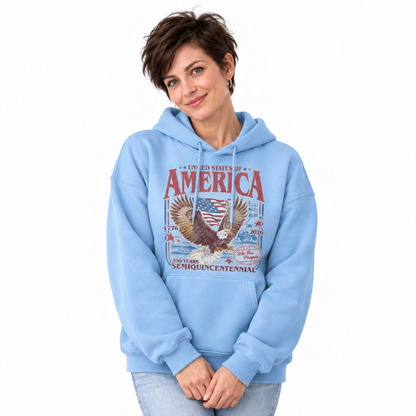 America 250 Years Semiquincentennial Eagle Hoodie