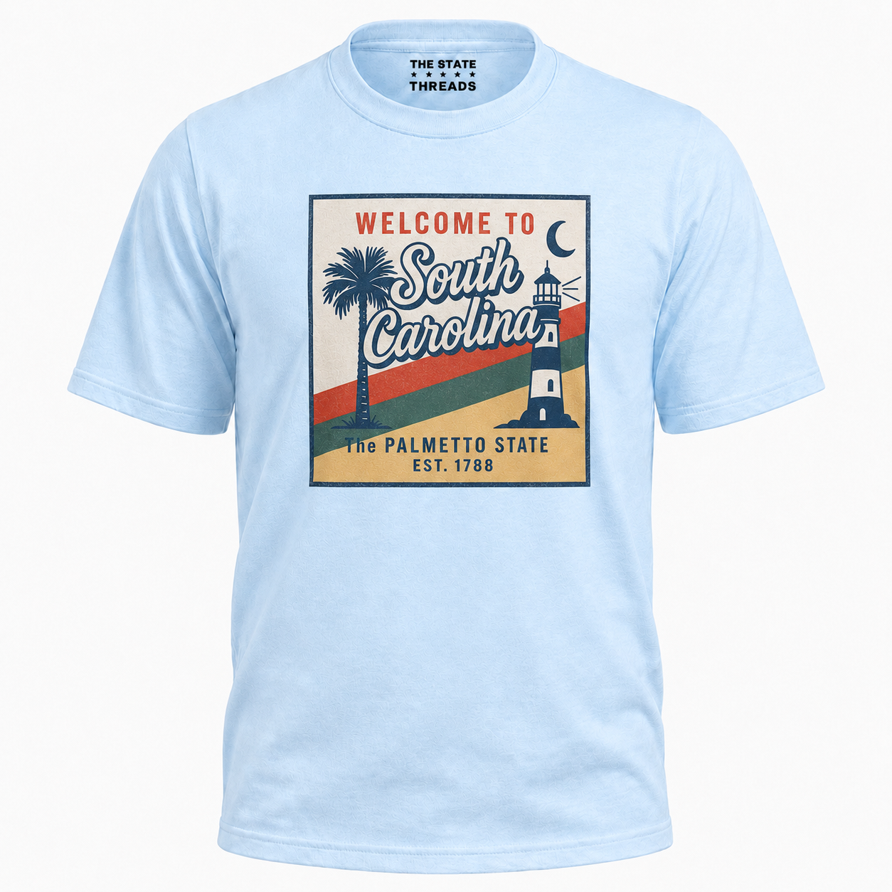 South Carolina Retro Palmetto Lighthouse Shirt