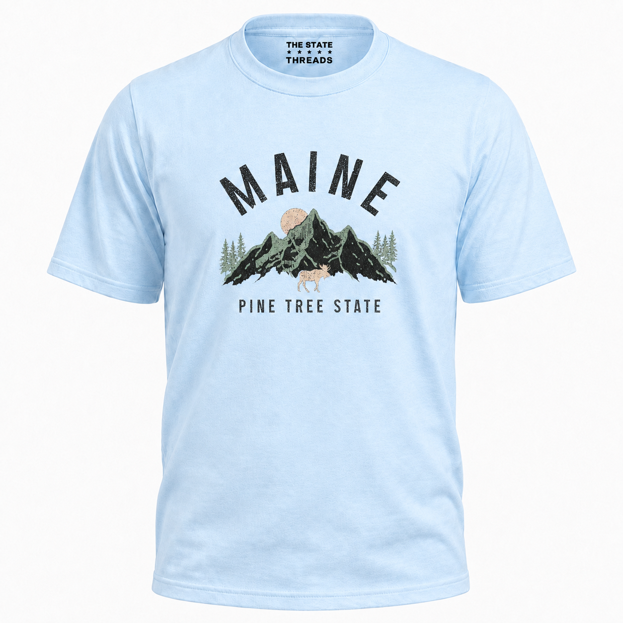 Maine Vintage Mountain Pine Tree State Shirt