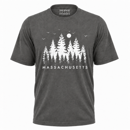 Massachusetts Pine Forest Nature Adventure Shirt