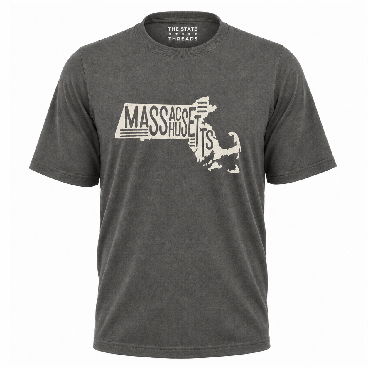 Massachusetts State Map Graphic Pride Shirt