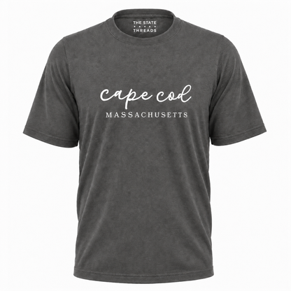Massachusetts Cape Cod Coastal Script Shirt