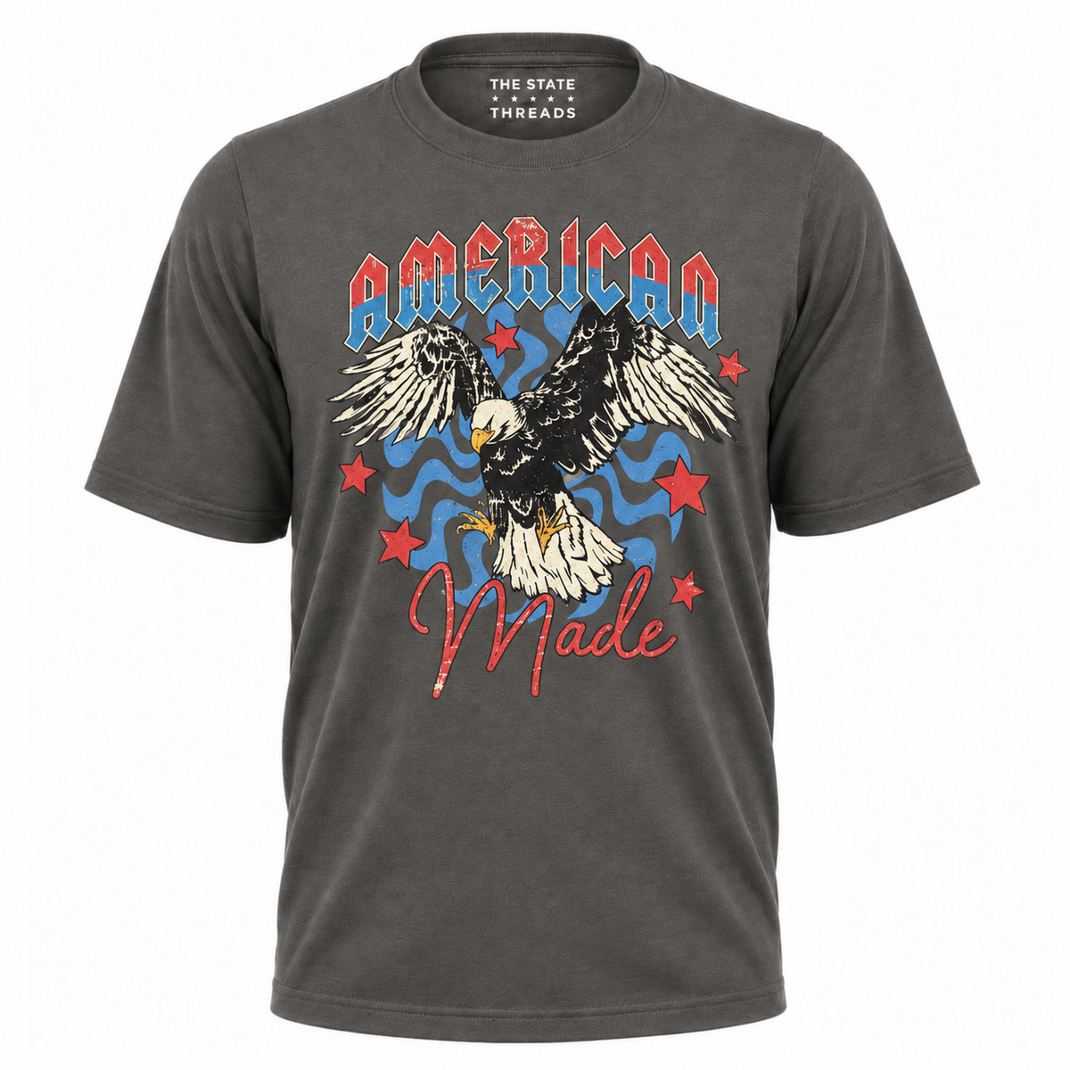 America Made Soaring Eagle Vintage Graphic Independence Shirt