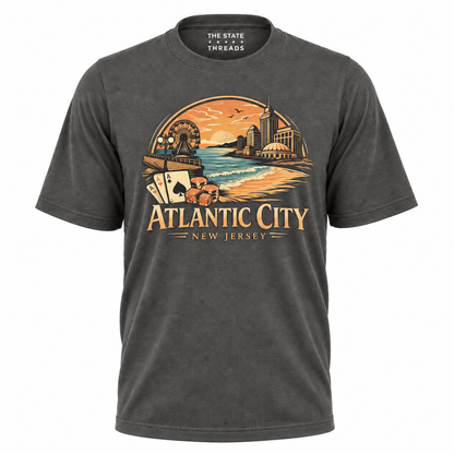 New Jersey Atlantic City Boardwalk Casino Graphic Shirt