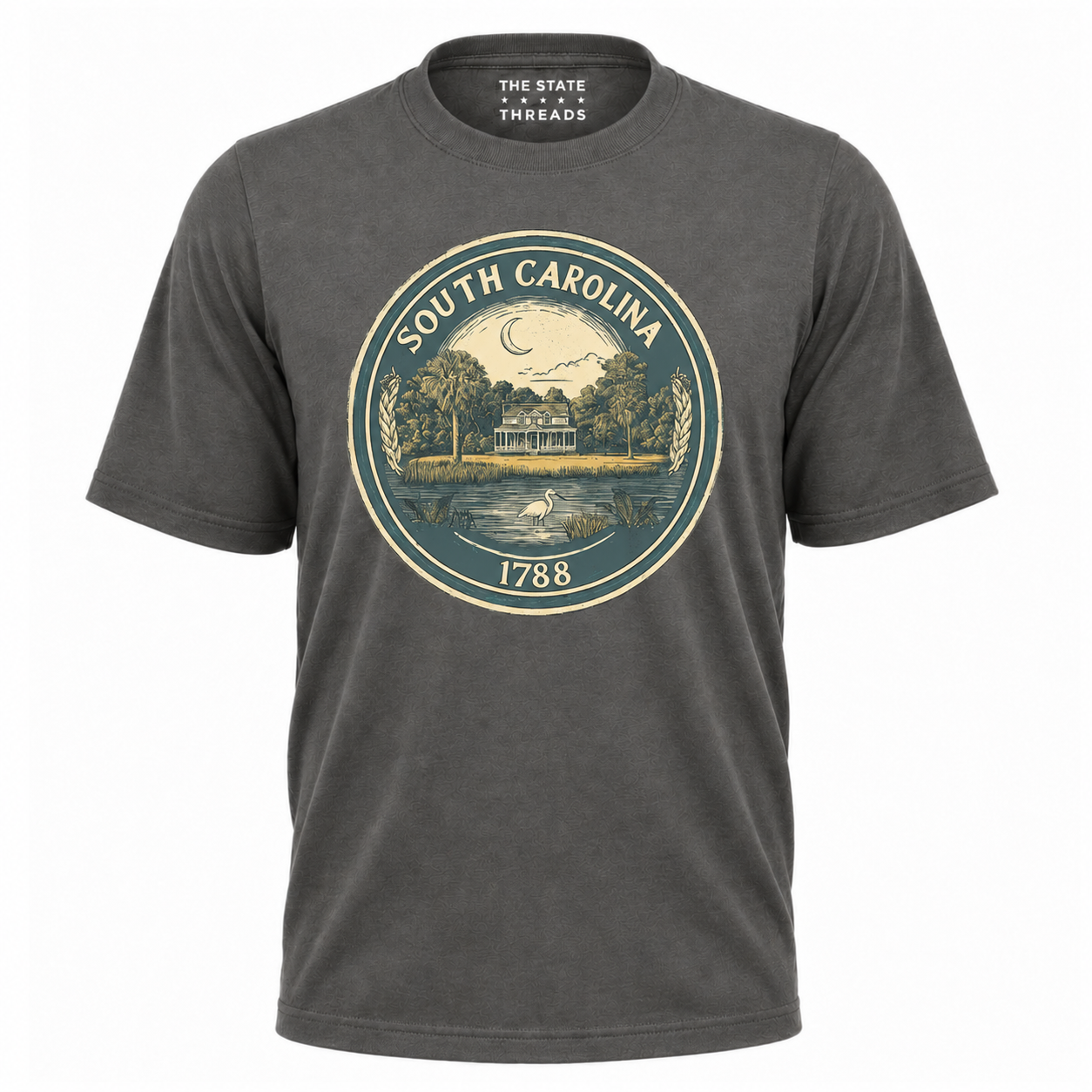 South Carolina 1788 Historic Landscape Emblem Shirt