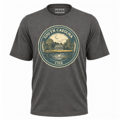 South Carolina 1788 Historic Landscape Emblem Shirt