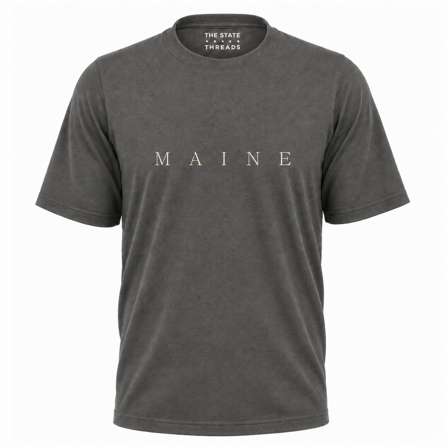 Maine Minimalist Typography State Pride Shirt