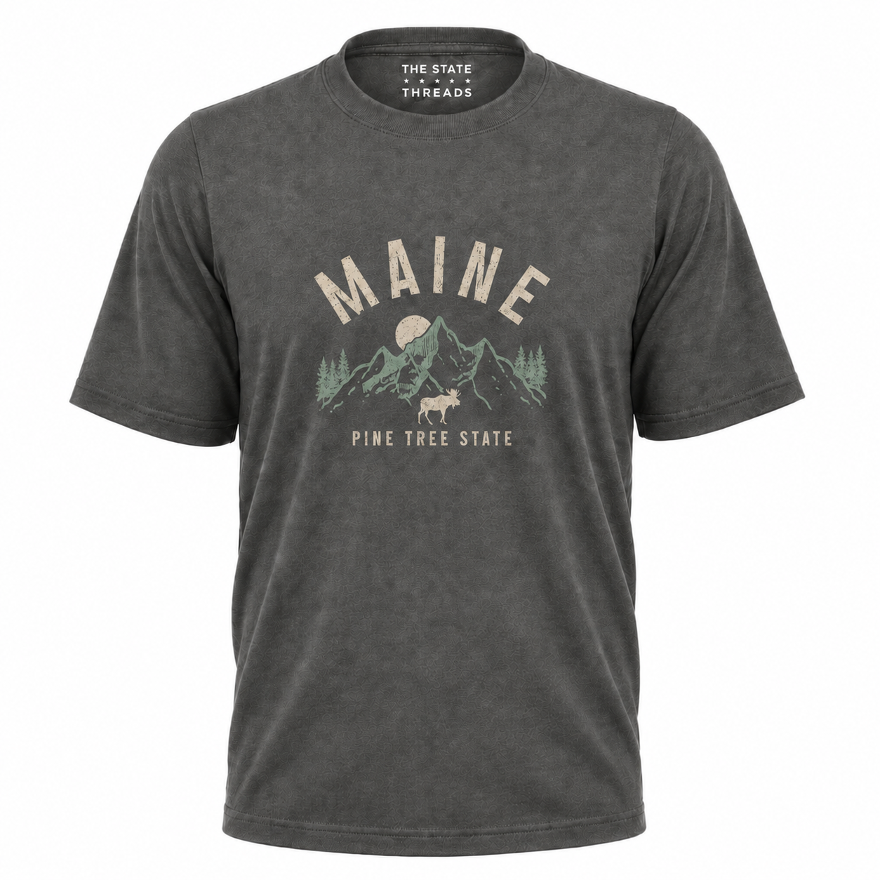 Maine Vintage Mountain Pine Tree State Shirt