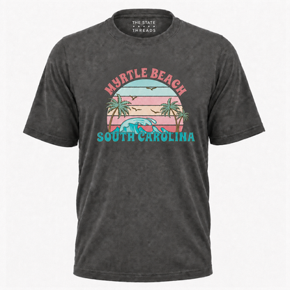 Retro Myrtle Beach South Carolina Sunset Shirt