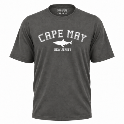 New Jersey Cape May Shark Graphic Coastal Shirt