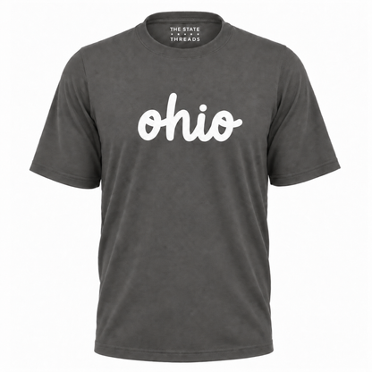 Ohio Cursive Script State Pride Shirt