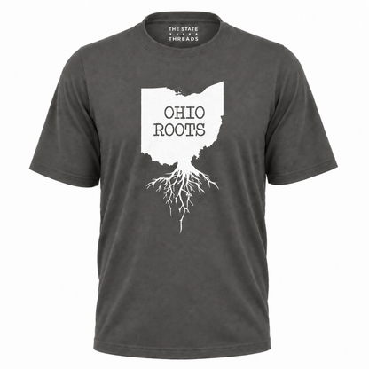 Ohio Roots State Map Silhouette Graphic Shirt