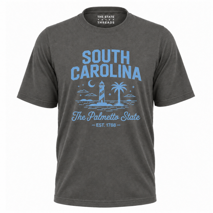 South Carolina Palmetto State Lighthouse Coastal Shirt