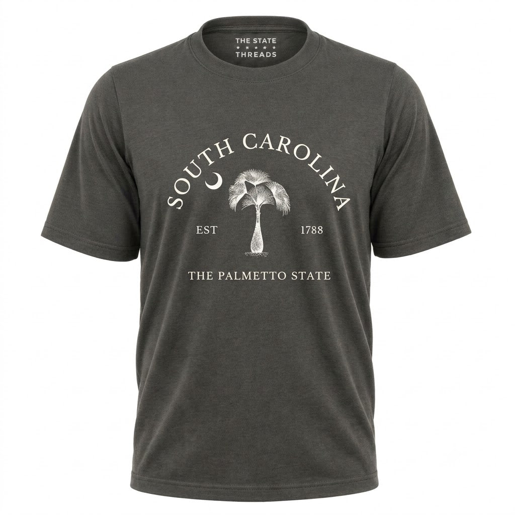 South Carolina Palmetto State Vintage Tree Graphic Shirt