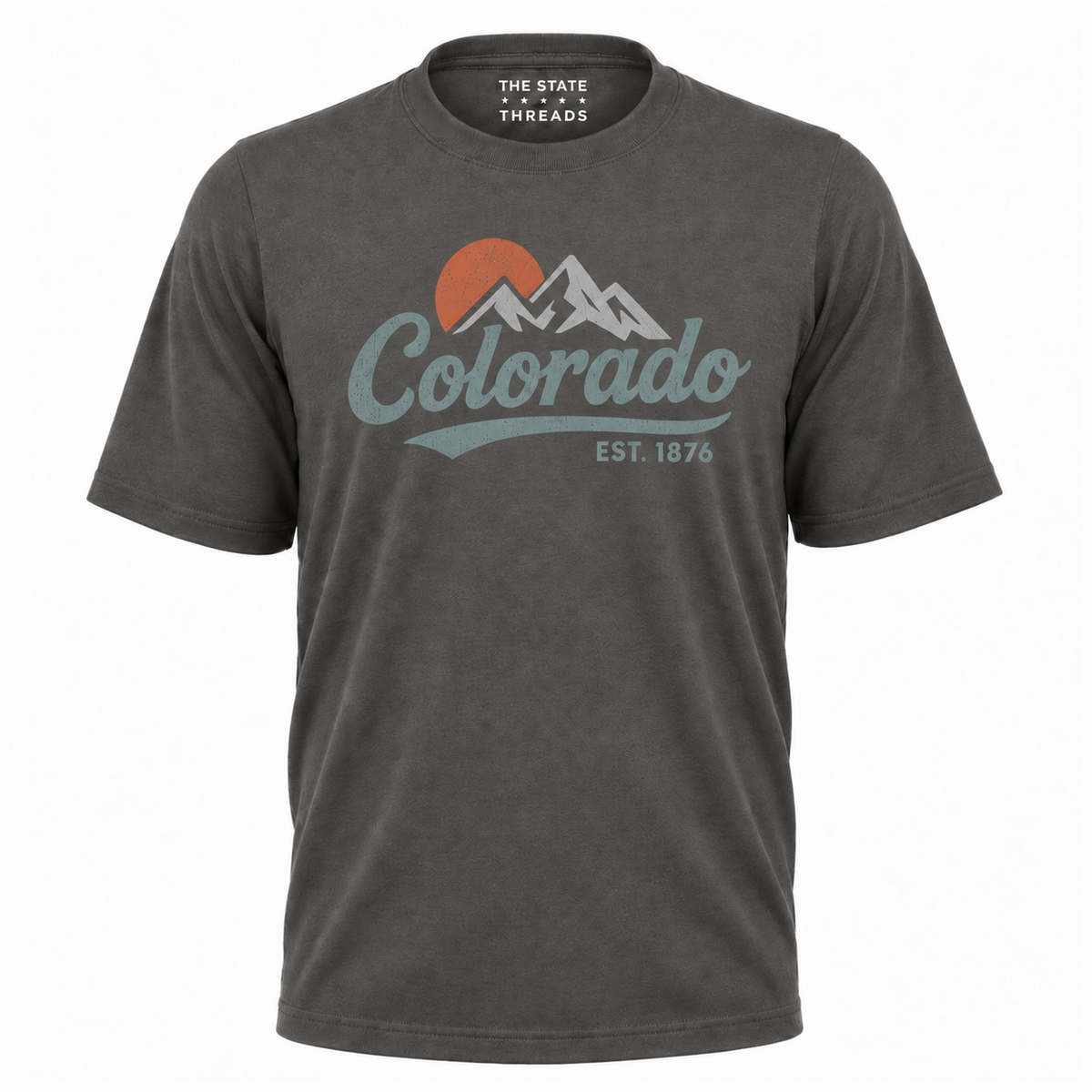 Colorado Rocky Mountain Retro Sunset Est 1876 Shirt