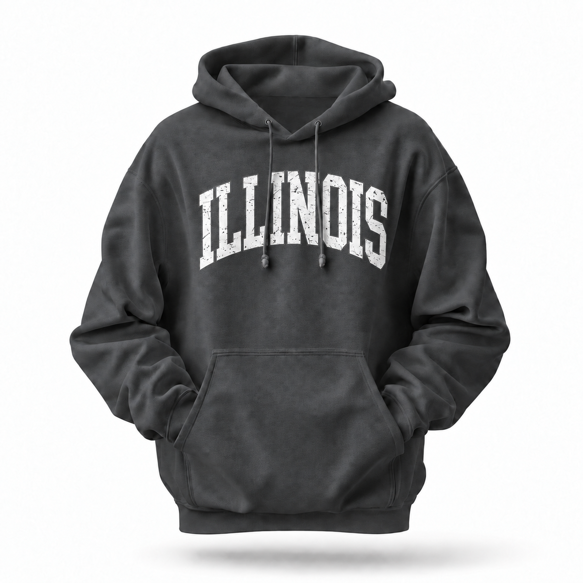 Illinois Varsity Arch Distressed Hoodie