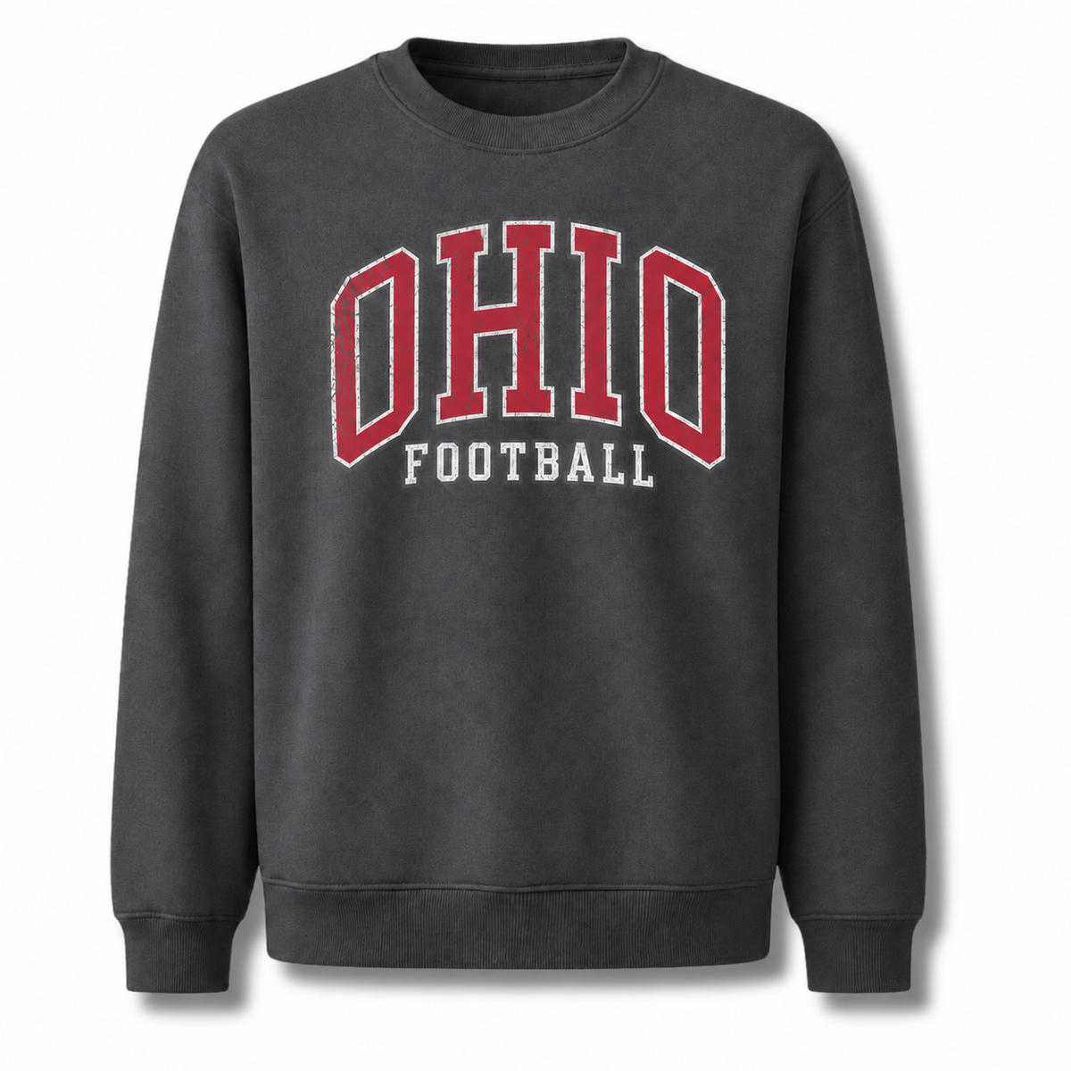 Ohio Football Vintage Gridiron Heritage Classic Sweatshirt - Dark Heather