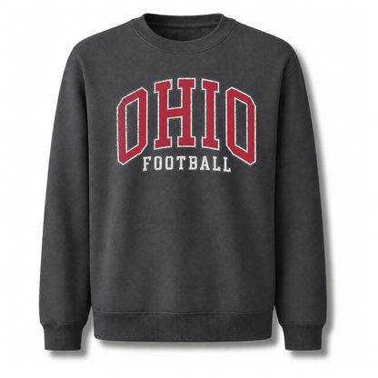 Ohio Football Vintage Gridiron Heritage Classic Sweatshirt - Dark Heather