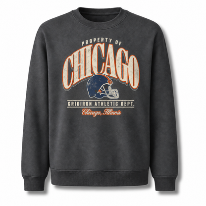 Chicago Vintage Seal Athletic Heritage Classic Sweatshirt - Dark Heather