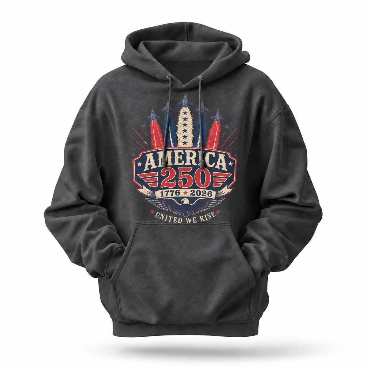 America 250 United We Rise Jet Hoodie