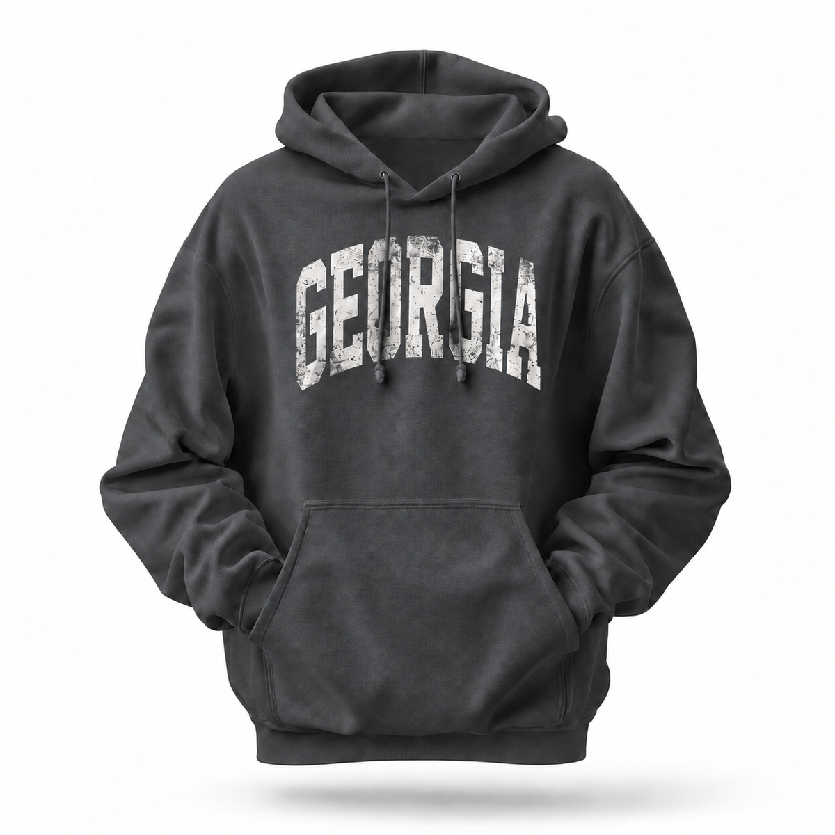 Georgia Vintage Arch Distressed Hoodie