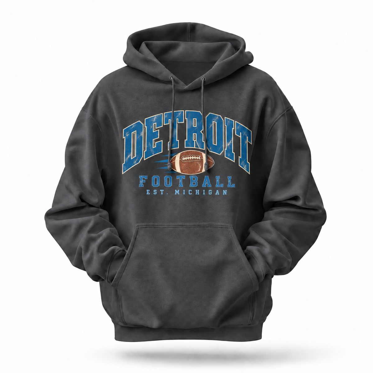 Detroit Football Est. Michigan Hoodie