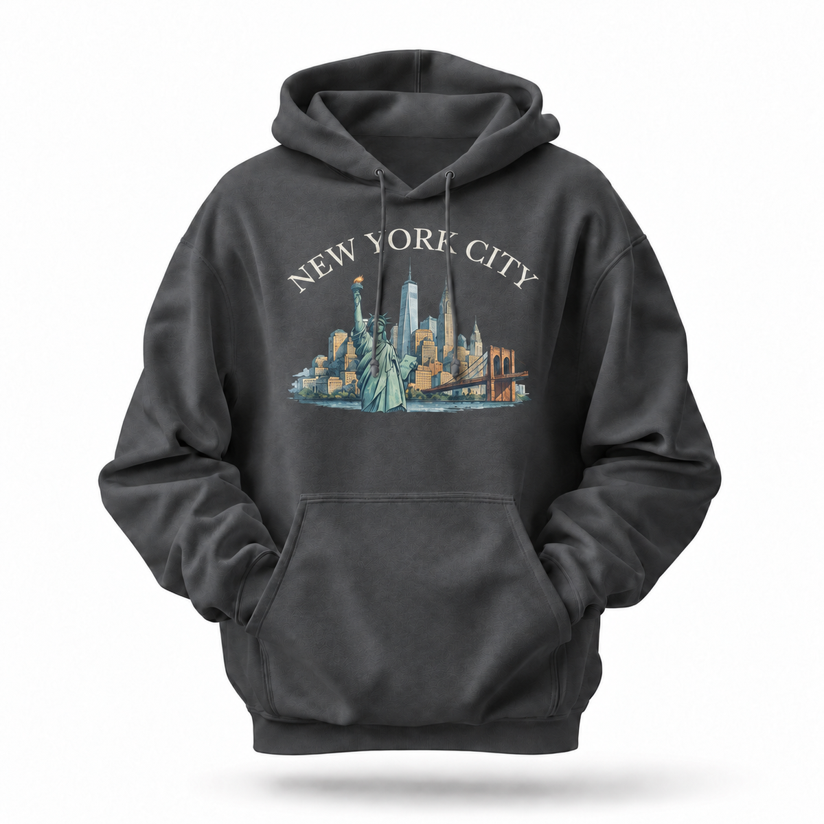 New York City Statue of Liberty Skyline Hoodie