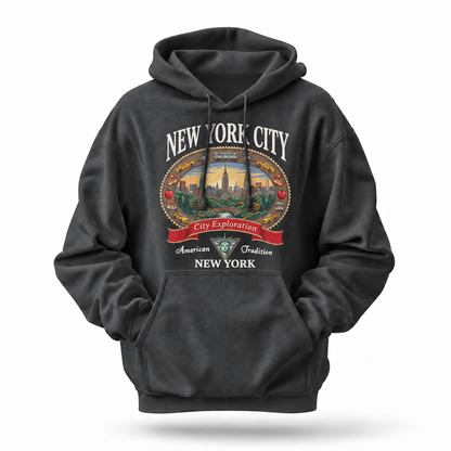 New York City City Exploration American Tradition Hoodie