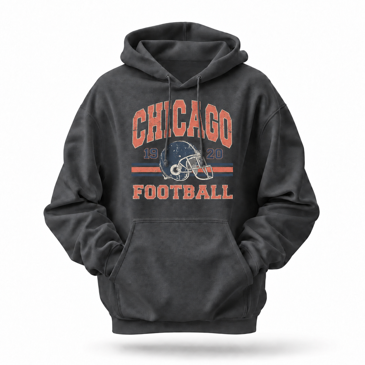 Chicago Football Vintage 1920 Helmet Hoodie