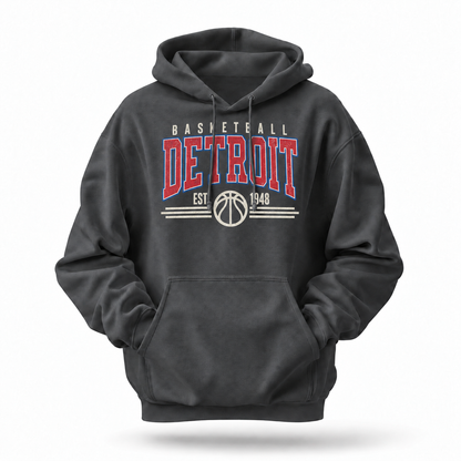 Detroit Basketball Est 1948 Hoodie
