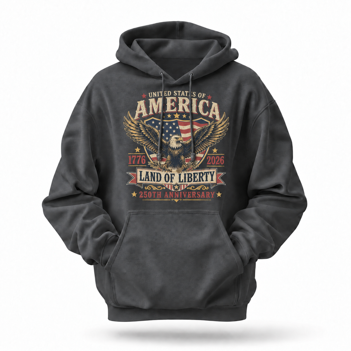 America Land Of Liberty 250th Anniversary Hoodie