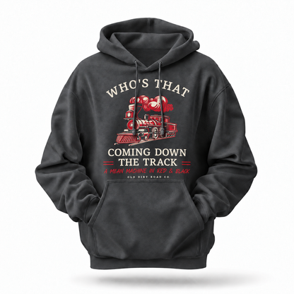 America Who's That Coming Down The Track Hoodie