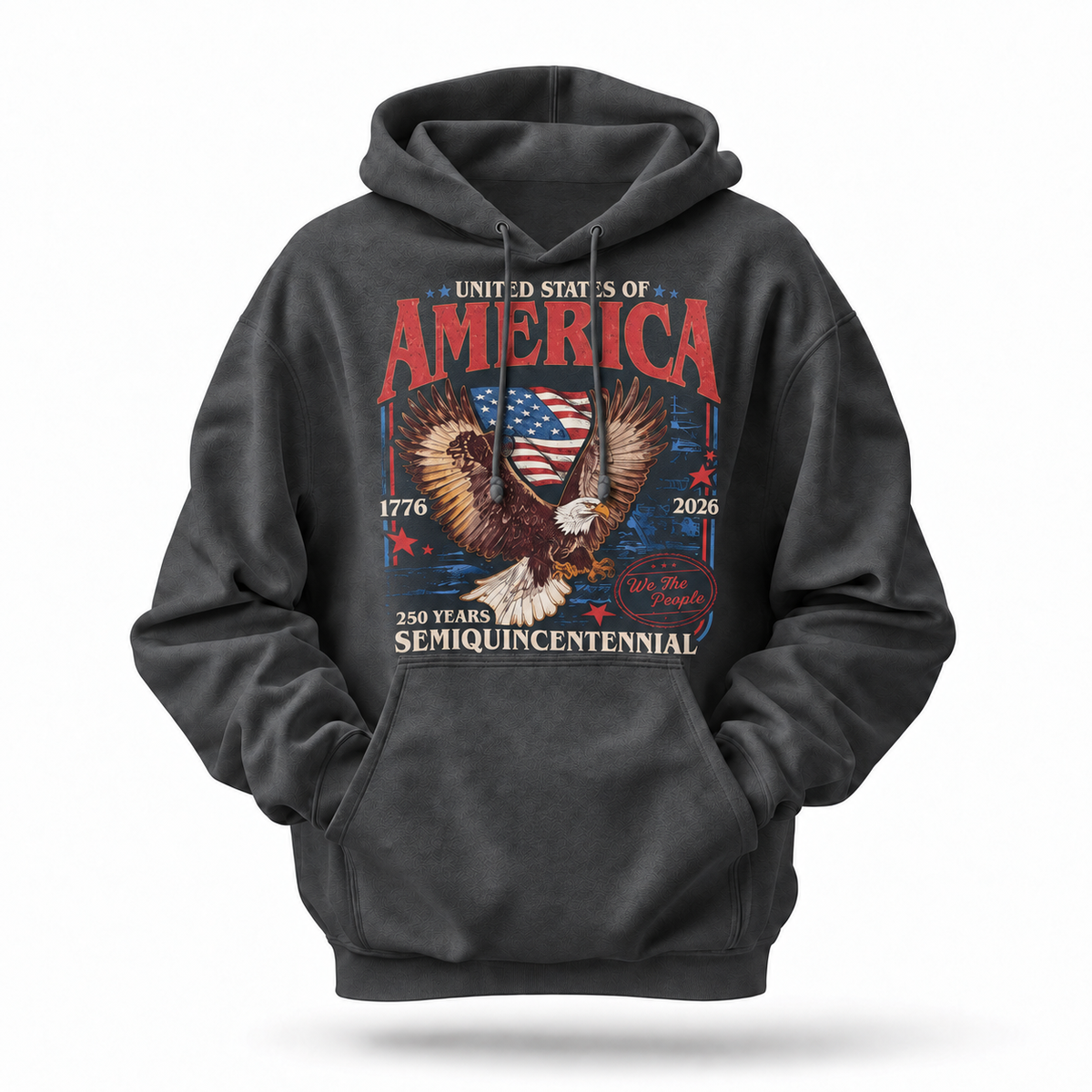 America 250 Years Semiquincentennial Eagle Hoodie
