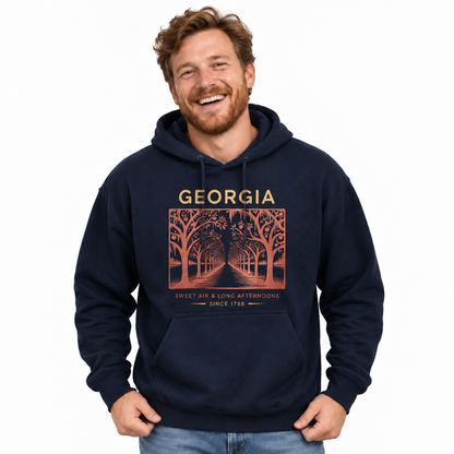 Georgia Sweet Air Long Afternoons Since 1788 Hoodie
