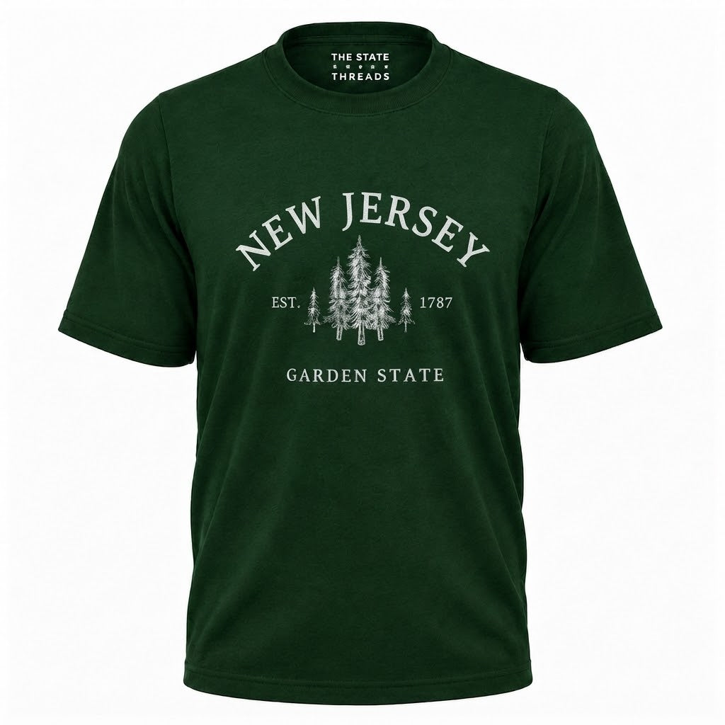 New Jersey Garden State Pine Trees Vintage Forest Shirt