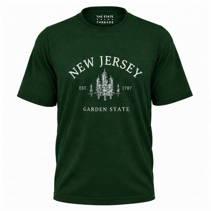 New Jersey Garden State Pine Trees Vintage Forest Shirt