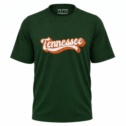 Tennessee Retro Orange Script Game Day Shirt