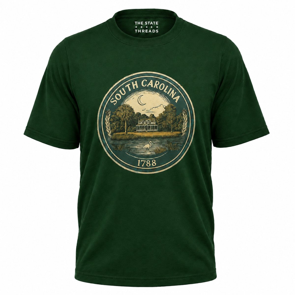 South Carolina 1788 Historic Landscape Emblem Shirt