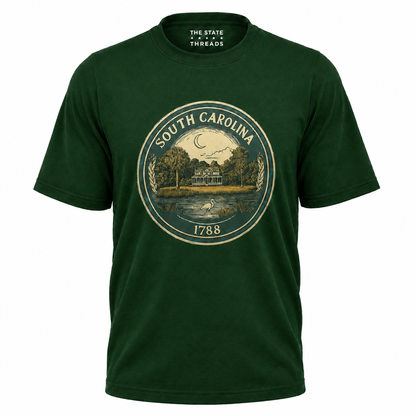 South Carolina 1788 Historic Landscape Emblem Shirt